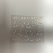 3D Sticker weiss XF 014